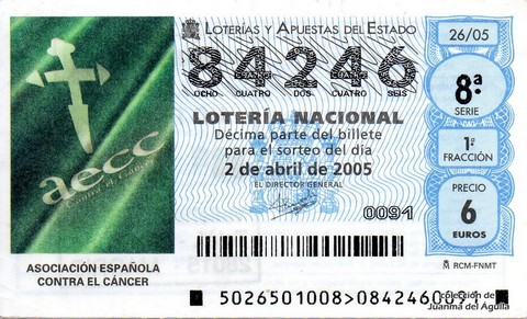 Décimo de Lotería 2005 / 26