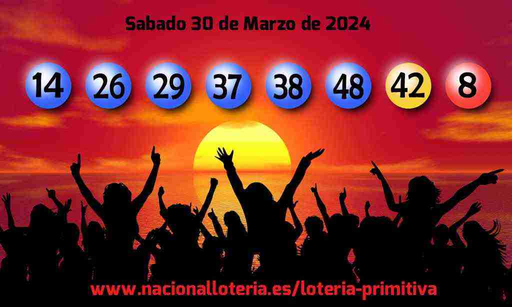 Lotería Primitiva del Sábado 30 de Marzo de 2024