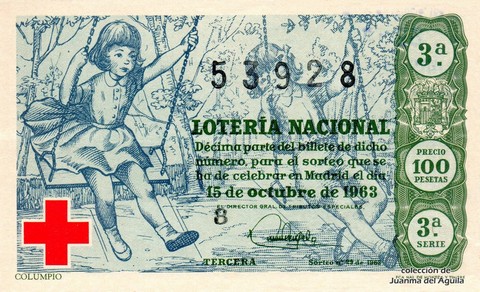 Décimo de Lotería 1963 / 29