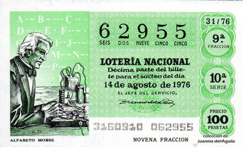 Décimo de Lotería 1976 / 31