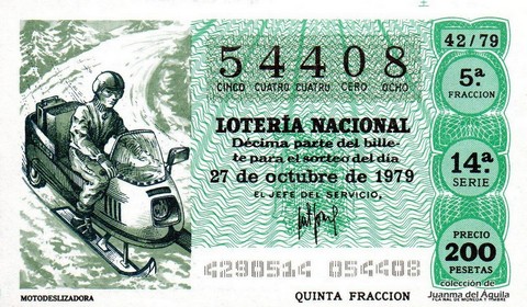 Décimo de Lotería 1979 / 42