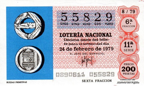 Décimo de Lotería 1979 / 8