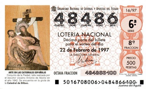 Décimo de Lotería 1997 / 16