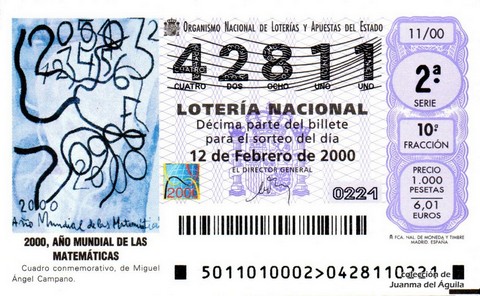Décimo de Lotería 2000 / 11