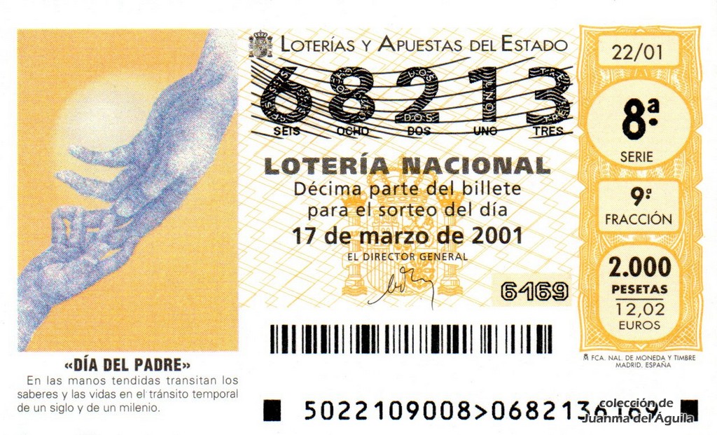 España Loteria Nacional La Legion año 2001 ES-535 