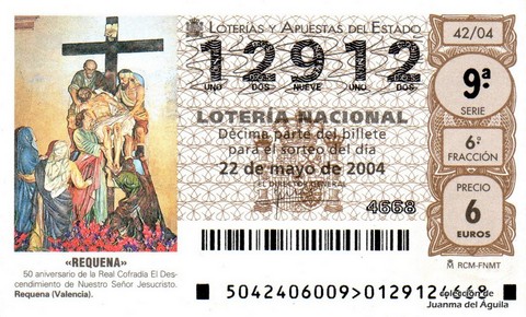 Décimo de Lotería 2004 / 42