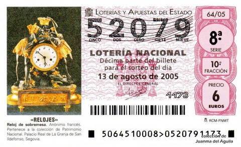 Décimo de Lotería 2005 / 64