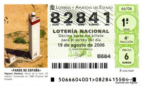 Décimo de Lotería 2006 / 66