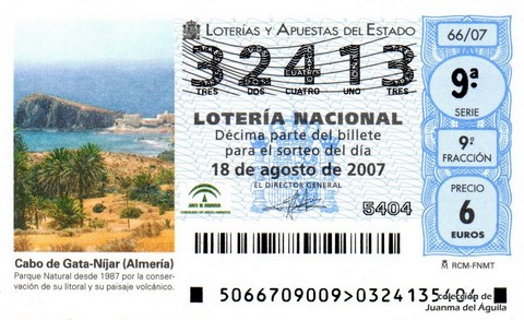 Décimo de Lotería 2007 / 66
