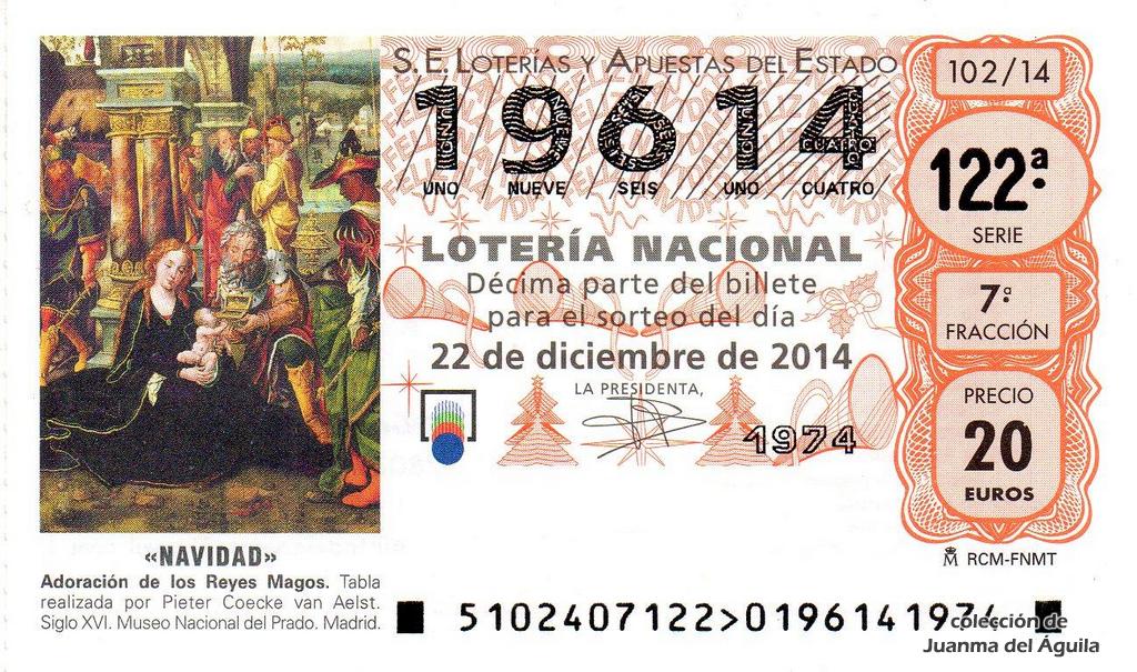 Poner la mesa Automatización Temblar 50 años de Lotería de Navidad en España- Colección de Lotería Nacional